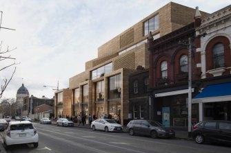Daniel Besen’s proposed building in Gertrude Street in Fitzroy.