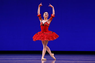 Aya Watanabe wows the audience during the Australian Ballet’s Celebration Gala. 