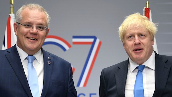 Prime Minister Scott Morrison has said publicly that he was asked to speak at the climate summit by British Prime Minister Boris Johnson.