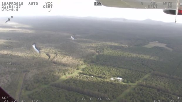 Vision of the search for a missing gyrocopter and its pilot on the central Queensland coast.