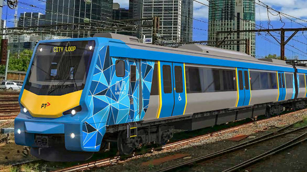 Alstom's preliminary design for the X'Trapolis 2.0 trains. 
