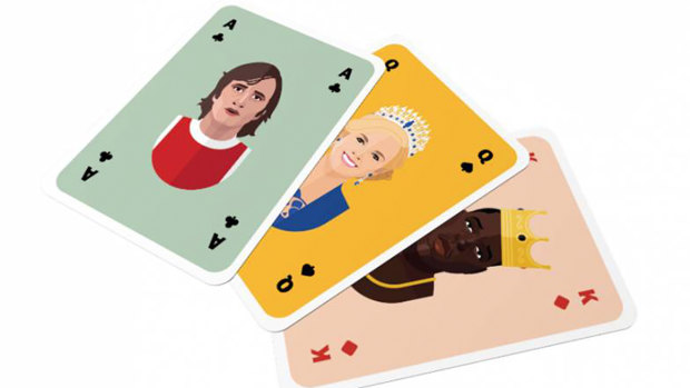 Wonderland Cool Club "Poker With Biggie" cards.