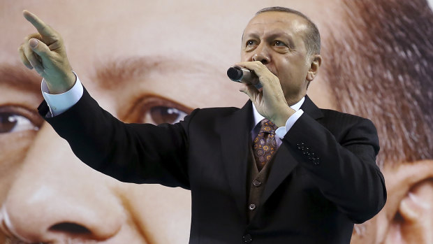 Turkish President Tayyip Erdogan said elections will be held on June 24, more than a year earlier than planned.