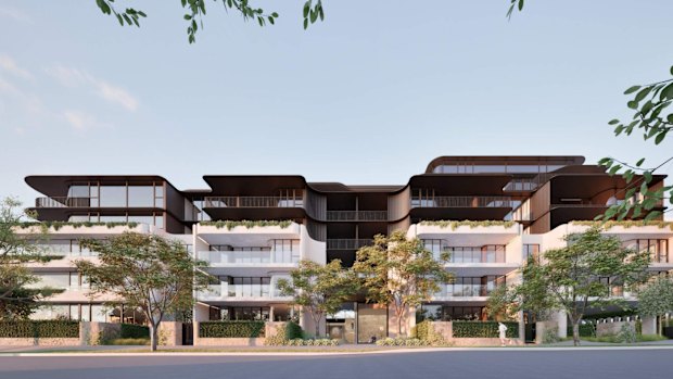 DKO Architecture’s design includes 74 units and four freestanding homes.