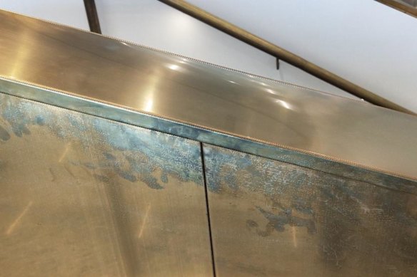 The top panel of the stairs was treated with the protective film but not the side panels.