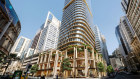 The 55-storey tower proposed for the corner of Sydney’s Hunter and Pitt streets.