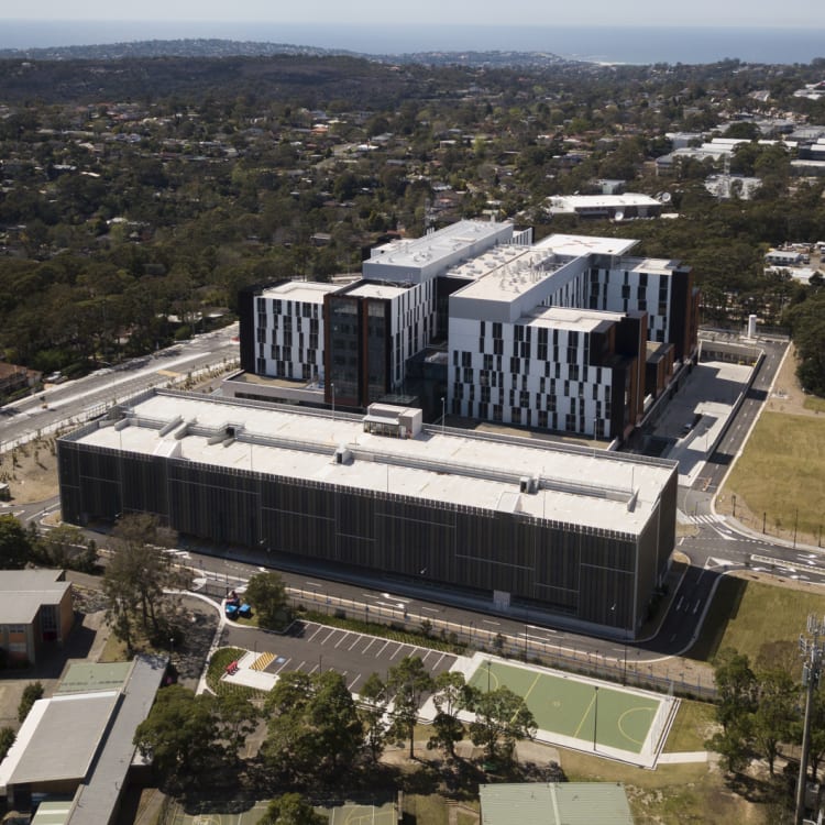 The $600 million Northern Beaches Hospital is finally opening this month, next to The Forest High School.