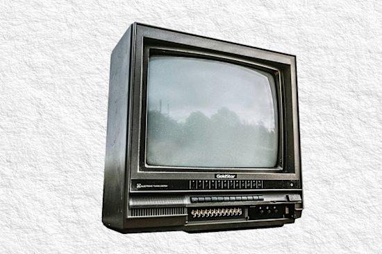 A classic gamer’s must-have - a CRT TV.