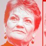 Diverging fortunes … Pauline Hanson, Anthony Albanese and Angus Taylor.