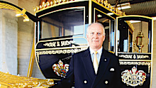 Jim Frecklington made the Queen’s first royal coach in 1988 as a gift from the Australian people for the bicentenary (Pictured in August 2006)