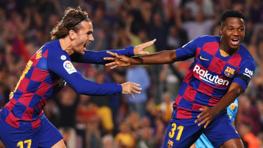 Start Of Something Special Ansu Fati Brings Barcelona Crowd To Their Feet
