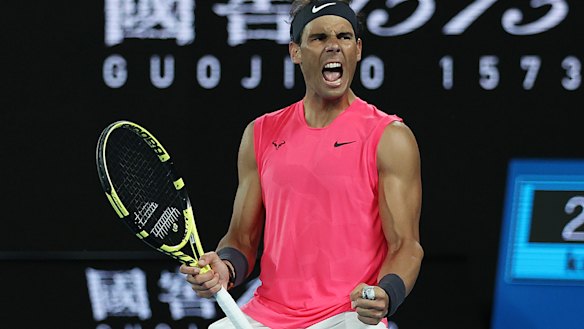 Nadal showed why he's the world number one with an impressive display to beat Nick Kyrgios in the fourth round.