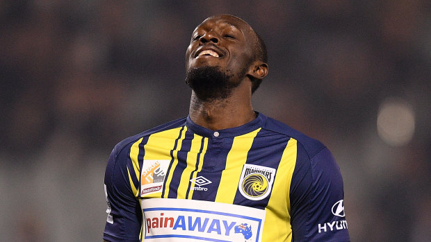 Unlikely: It seems a number of issues still need to be resolved before Usain Bolt officially joins the Mariners.