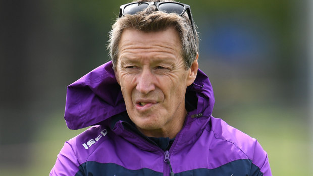 Unimpressed: Storm coach Craig Bellamy issued an ultimatum to his players to lift their performance after Sunday's loss to the Sharks.