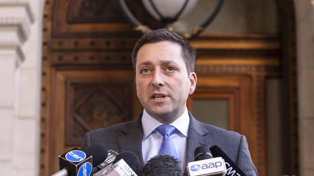 Victorian Opposition Leader Matthew Guy has dismissed Labor's claims. 