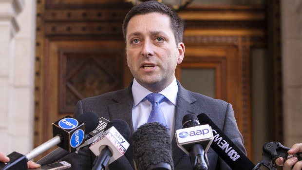 Opposition Leader Matthew Guy.