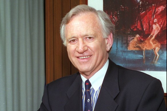Andrew Peacock, pictured in 1997 when he was Australian ambassador to the US.