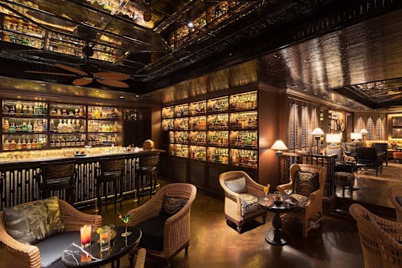 The Bamboo Bar at the
Mandarin Oriental.