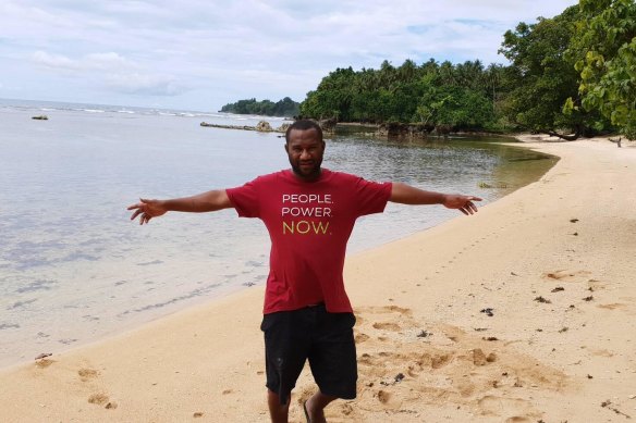 Jonathan Mesulam leads the Solwara warriors of PNG’s New Ireland coast fighting against deep sea mining and the old Nautilus project.