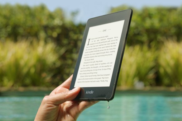 The new Kindle Paperwhite is waterproof, unlike a paperback.