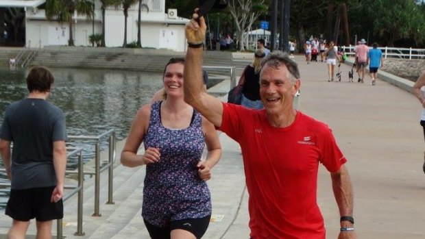 Rower Mark Roome went missing on the Brisbane River on Wednesday.