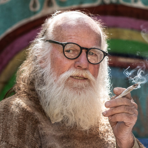 The unofficial mayor of Nimbin and former stockbroker, Michael Balderstone, concedes cannabis is “probably” psychologically addictive, but “I’m happy to tell people I’m addicted to cannabis. It’s a friend, a comfort, a mate.”