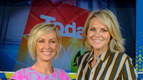 Deb Knight and Georgie Gardner