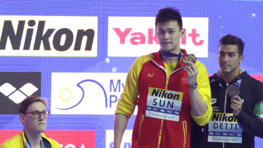Sun Yang has been banned for eight years.