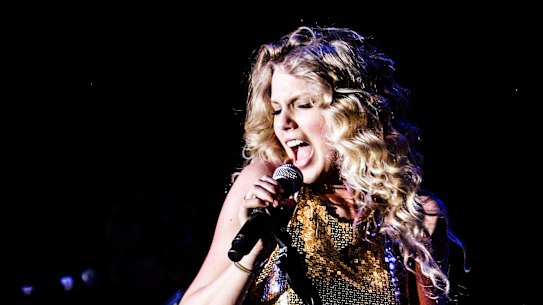 Taylor Swift in 2009.