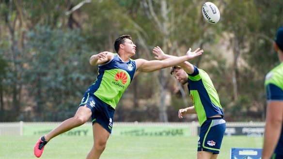 Joe Tapine and Elliott Whitehead joke there will be tension mid-flight.