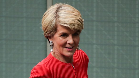 Julie Bishop says she doesn't miss her political life.