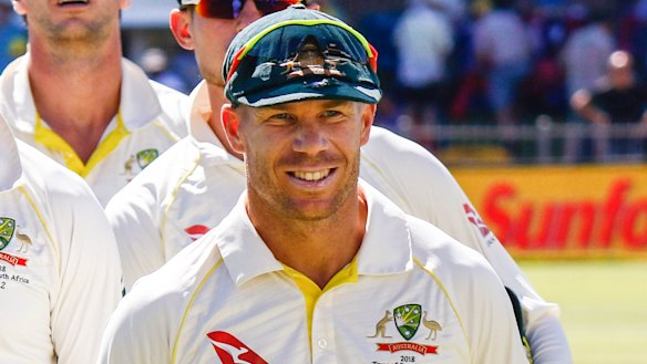 David Warner's behaviour suggests this isn't the first time he has done this. 