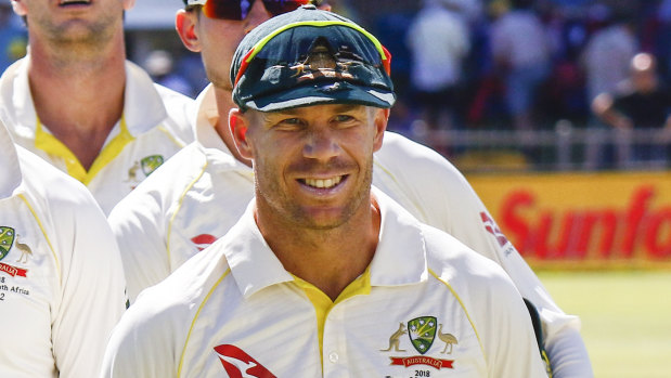 David Warner's behaviour suggests this isn't the first time he has done this. 