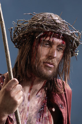 Mayet as Jesus in 2010.