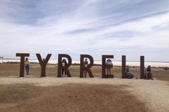 Students from Tyrrell College’s year 12 cohort in 2020. 