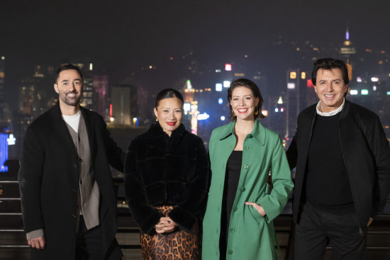 Are the judges assembled on a rooftop for a late-night heist?