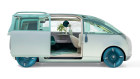Mini’s concept vehicle Vision Urbanaut is part lounge room, part workspace, part entertaining area. 
