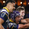 ‘He was almost untouchable’: Hughes stars for ruthless Storm in eight-try win over Eels