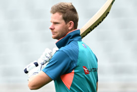 Steve Smith only made four runs in the rain-shortened T20I against New Zealand, putting his hopes of playing at the T20 World Cup in jeopardy.