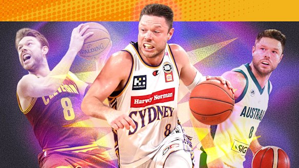 Matthew Dellavedova, who has had a stellar career in the NBA, for the Boomers and now with the Sydney Kings in the NBL.