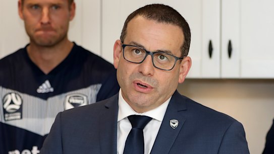 Melbourne Victory chairman Anthony Di Pietro.