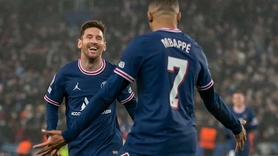 Lionel Messi and Kylian Mbappe were responsible for all four of PSG’s goals.