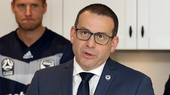 Melbourne Victory chairman Anthony Di Pietro.