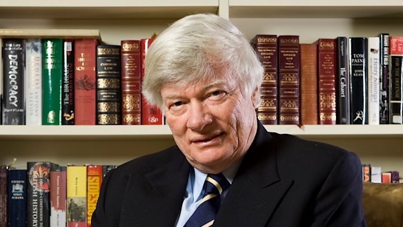 Australian-born human rights lawyer Geoffrey Robertson.