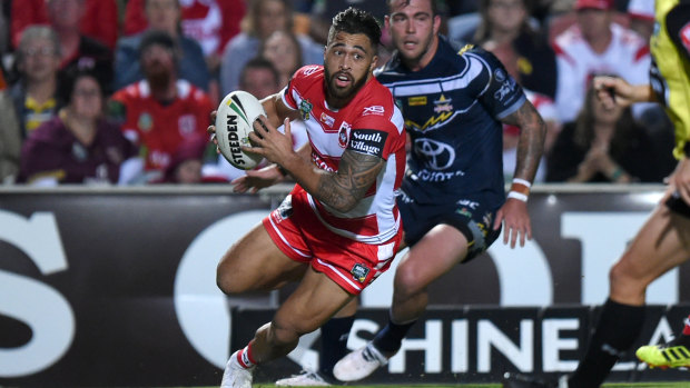Jordan Pereira made his NRL debut for the Dragons before joining the Broncos.