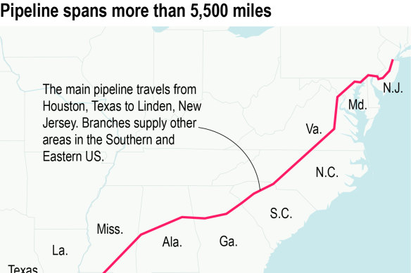 A company that operates a major US energy pipeline says it was forced to temporarily halt all pipeline operations following a cybersecurity attack.