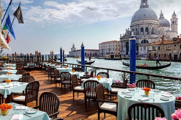 Breakfast on the Gritti Palace’s terrace is a “wow” moment.