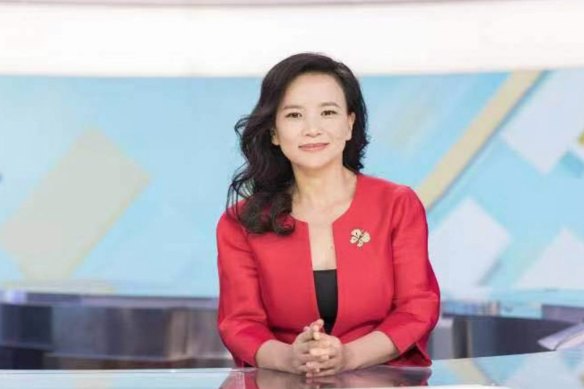 Australian journalist Cheng Lei, seen here on air on Chinese English-language news channel CGTN, has returned to Australia after a long period of detention in China.