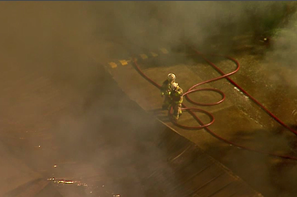 A charity building in Brisbane’s south-west has been destroyed in a fire.