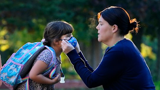 Mask rules for grade three to seven Victorian students will remain in place.